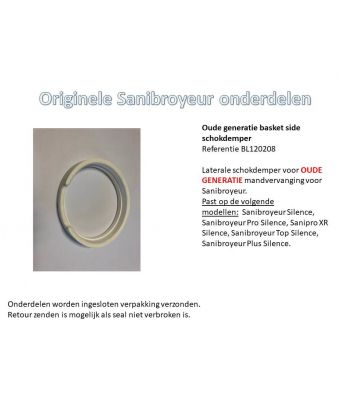 Sanibroyeur basket side schokdemper BL120208