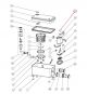 Sanibroyeur Stroomkabeldoorvoer Sanidouche ( zwart rubber) X2180